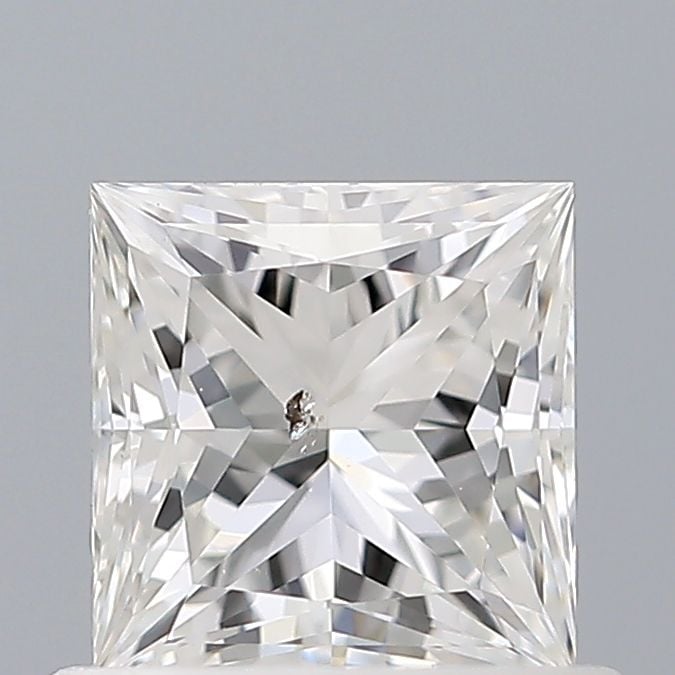 0.61 Carat Princess Loose Diamond, F, SI2, Super Ideal, GIA Certified | Thumbnail