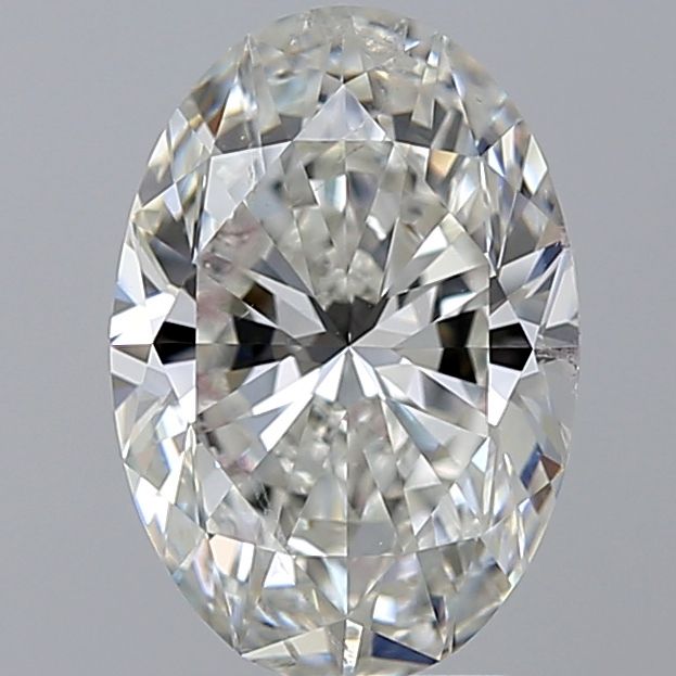 2.70 Carat Oval Loose Diamond, H, SI2, Super Ideal, GIA Certified