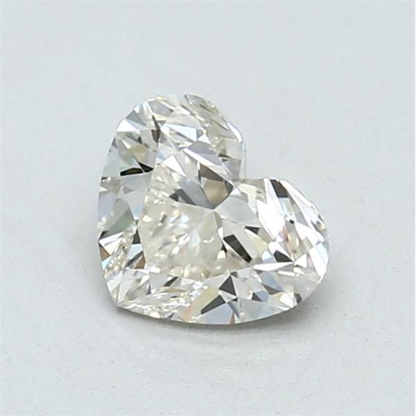 0.90 Carat Heart Loose Diamond, K Faint Brown, SI2, Ideal, GIA Certified