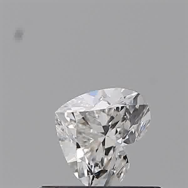 0.31 Carat Heart Loose Diamond, E, VVS2, Super Ideal, GIA Certified