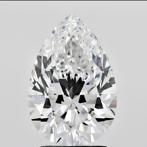 0.53 Carat Pear Loose Diamond, F, VS1, Ideal, GIA Certified | Thumbnail