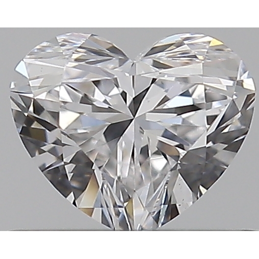 0.41 Carat Heart Loose Diamond, D, VS2, Super Ideal, GIA Certified | Thumbnail