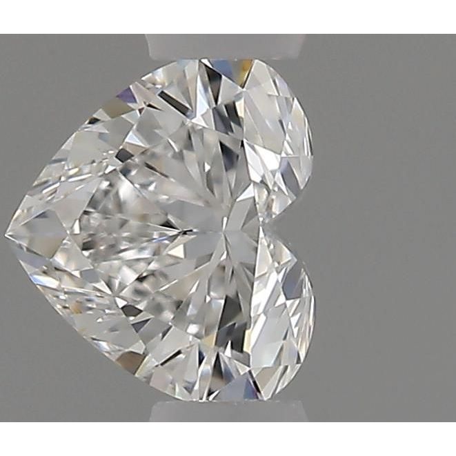 0.31 Carat Heart Loose Diamond, E, VVS1, Ideal, GIA Certified