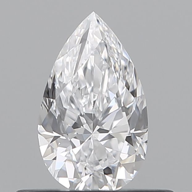 0.40 Carat Pear Loose Diamond, D, VVS1, Ideal, GIA Certified