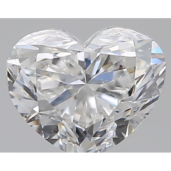 0.99 Carat Heart Loose Diamond, F, SI1, Super Ideal, GIA Certified | Thumbnail