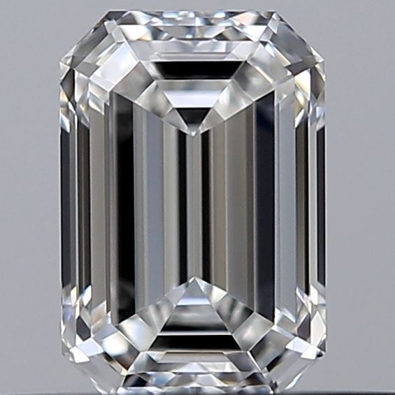 0.44 Carat Emerald Loose Diamond, F, VVS1, Super Ideal, GIA Certified