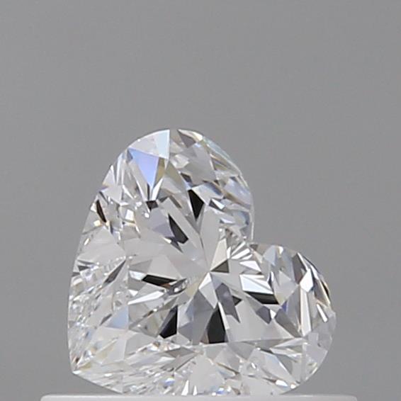 0.56 Carat Heart Loose Diamond, D, VS2, Super Ideal, GIA Certified | Thumbnail