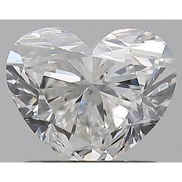 1.00 Carat Heart Loose Diamond, G, SI2, Excellent, GIA Certified