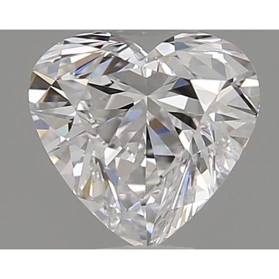 0.30 Carat Heart Loose Diamond, D, VVS1, Super Ideal, GIA Certified