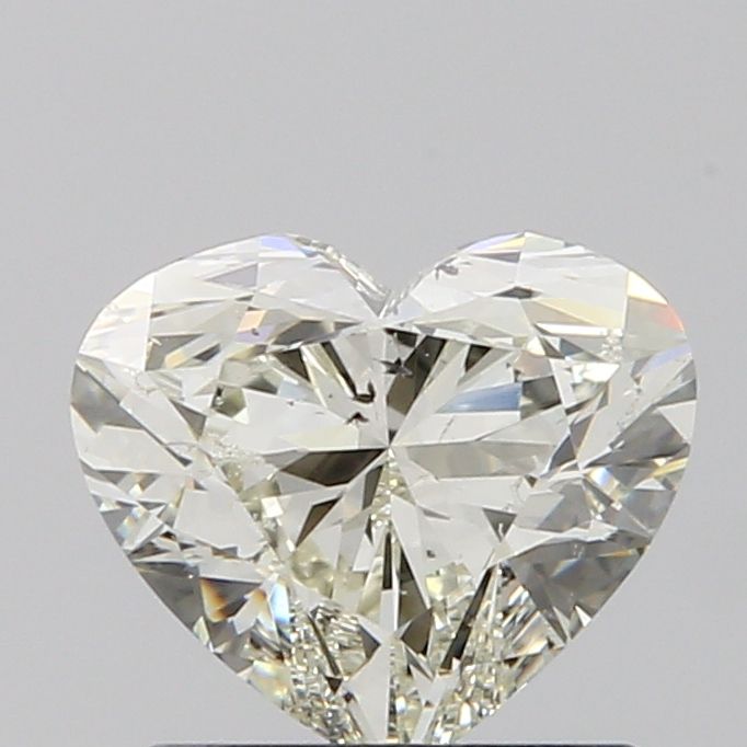 1.00 Carat Heart Loose Diamond, L, SI1, Ideal, GIA Certified | Thumbnail