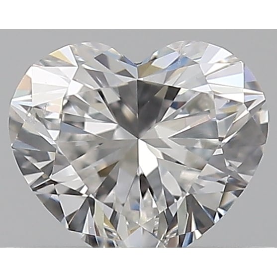 0.40 Carat Heart Loose Diamond, F, SI1, Ideal, GIA Certified