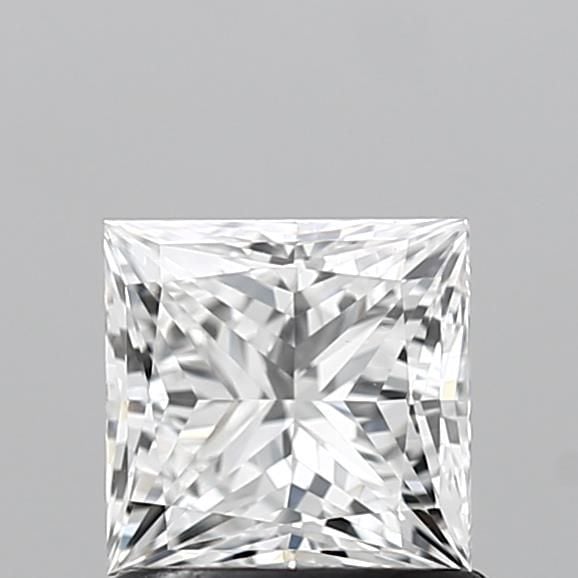 1.00 Carat Princess Loose Diamond, F, VVS2, Super Ideal, GIA Certified | Thumbnail