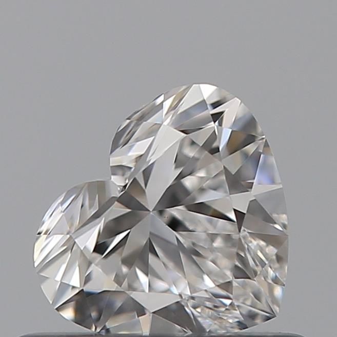 0.43 Carat Heart Loose Diamond, E, VVS2, Ideal, GIA Certified