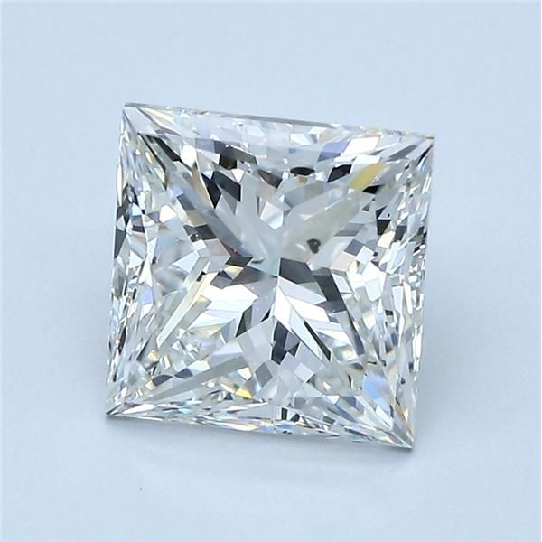 3.01 Carat Princess Loose Diamond, I, SI1, Ideal, GIA Certified