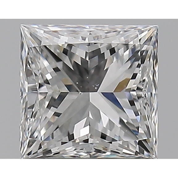 0.96 Carat Princess Loose Diamond, F, VS2, Ideal, GIA Certified