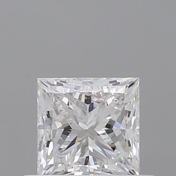 0.56 Carat Princess Loose Diamond, E, VVS2, Super Ideal, GIA Certified