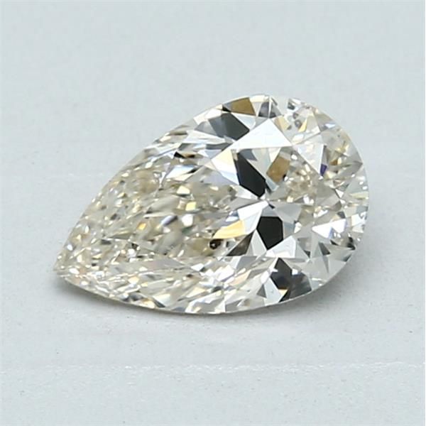 0.90 Carat Pear Loose Diamond, L Faint Brown, SI1, Ideal, GIA Certified | Thumbnail