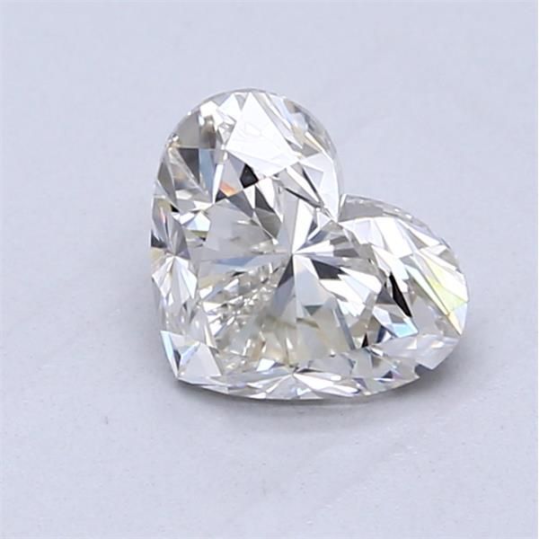1.01 Carat Heart Loose Diamond, K Faint Brown, VS2, Super Ideal, GIA Certified | Thumbnail