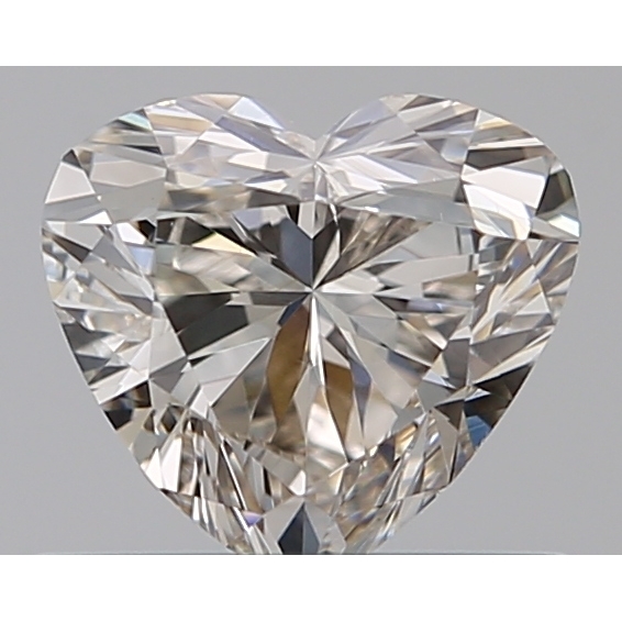 0.50 Carat Heart Loose Diamond, J, VS2, Ideal, GIA Certified | Thumbnail