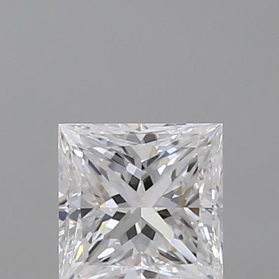 0.51 Carat Princess Loose Diamond, D, VVS2, Super Ideal, GIA Certified