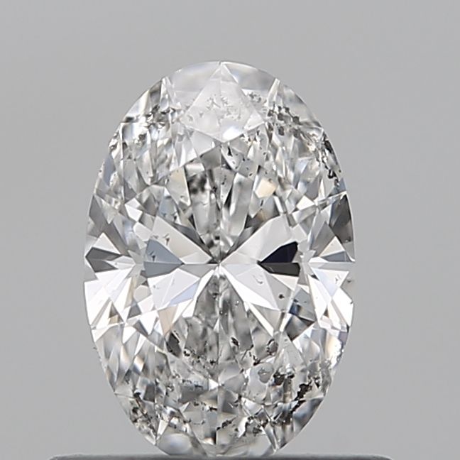 0.50 Carat Oval Loose Diamond, E, I1, Super Ideal, GIA Certified | Thumbnail