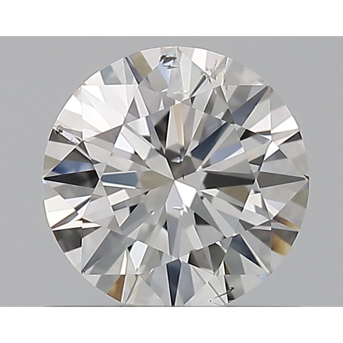 0.50 Carat Round Loose Diamond, F, SI1, Super Ideal, GIA Certified