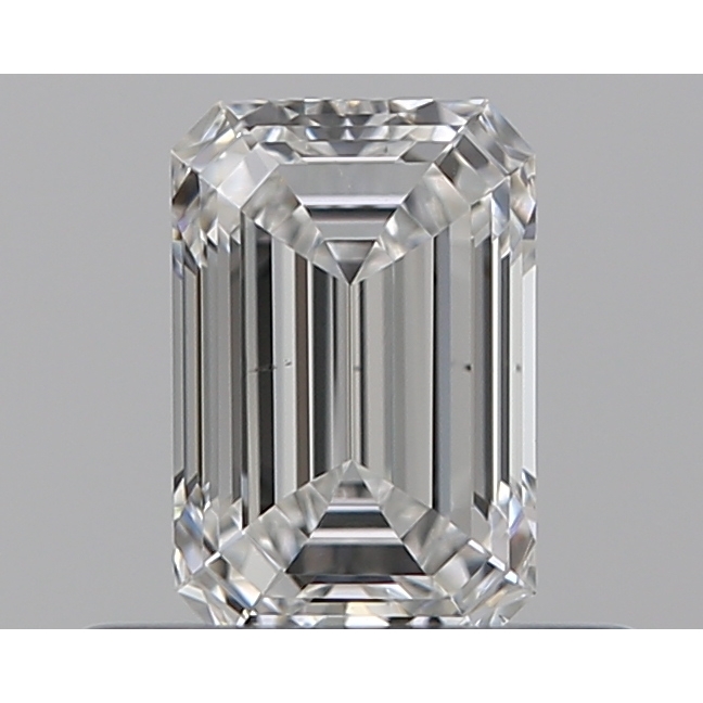 0.44 Carat Emerald Loose Diamond, E, VS2, Ideal, GIA Certified | Thumbnail