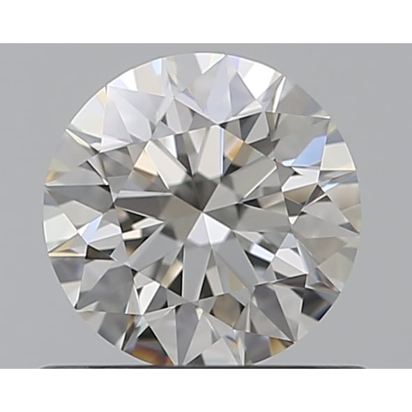0.55 Carat Round Loose Diamond, J, VVS1, Super Ideal, GIA Certified