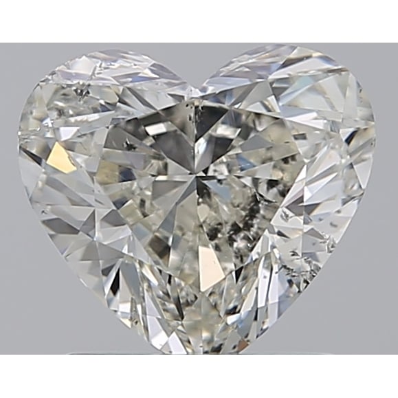1.20 Carat Heart Loose Diamond, K, SI2, Ideal, GIA Certified | Thumbnail