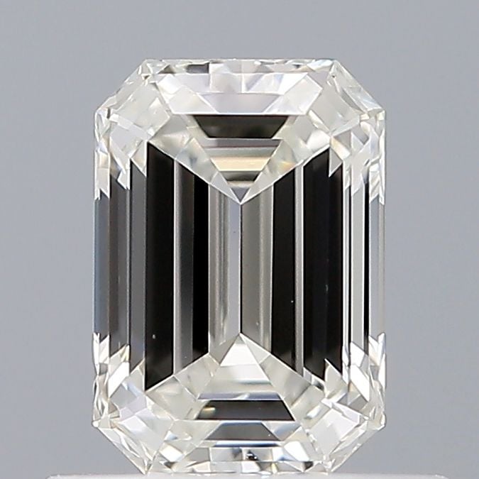 0.54 Carat Emerald Loose Diamond, H, VS1, Super Ideal, GIA Certified | Thumbnail