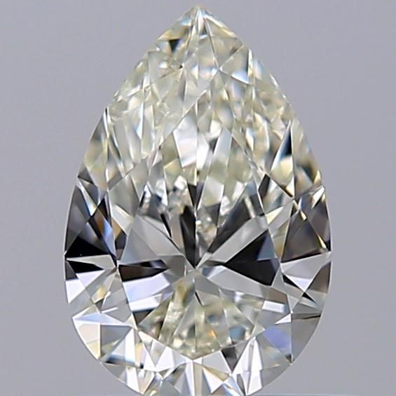 0.40 Carat Pear Loose Diamond, J, VS2, Ideal, GIA Certified