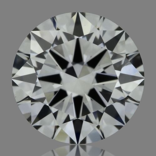 0.37 Carat Round Loose Diamond, F, VVS2, Ideal, GIA Certified | Thumbnail