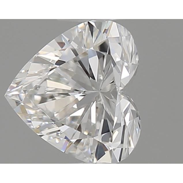 0.32 Carat Heart Loose Diamond, F, VVS1, Super Ideal, GIA Certified | Thumbnail