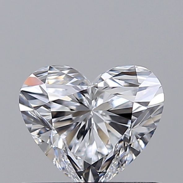 0.50 Carat Heart Loose Diamond, D, VS2, Super Ideal, GIA Certified