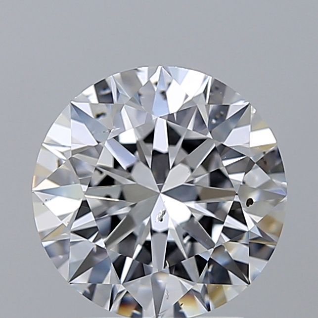 2.01 Carat Round Loose Diamond, D, SI1, Super Ideal, GIA Certified