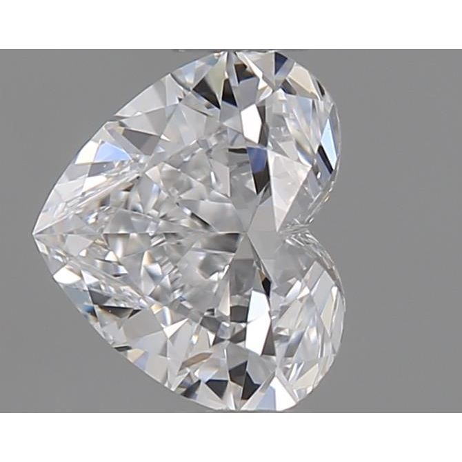 0.38 Carat Heart Loose Diamond, D, IF, Super Ideal, GIA Certified