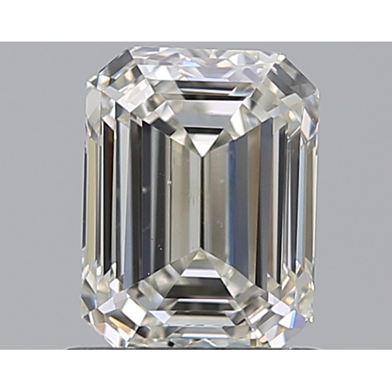 1.00 Carat Emerald Loose Diamond, J, VS2, Ideal, GIA Certified | Thumbnail