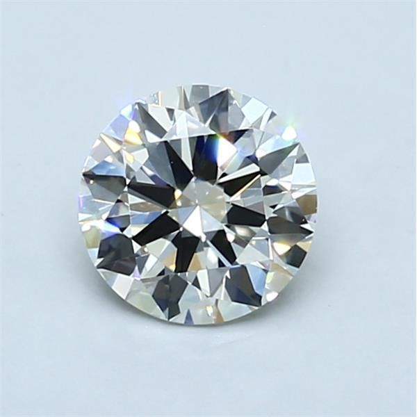 0.90 Carat Round Loose Diamond, J, VVS1, Super Ideal, GIA Certified
