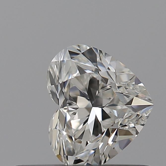 0.40 Carat Heart Loose Diamond, F, VS2, Ideal, GIA Certified | Thumbnail