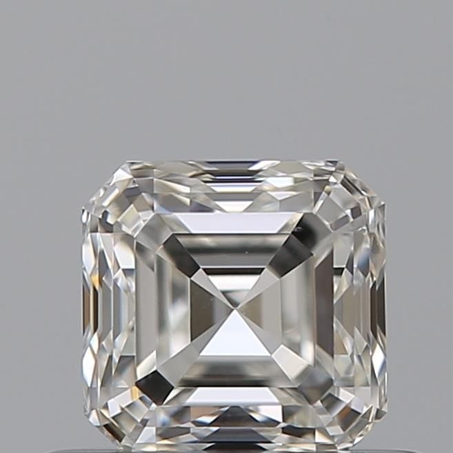 0.50 Carat Asscher Loose Diamond, H, VS1, Ideal, GIA Certified