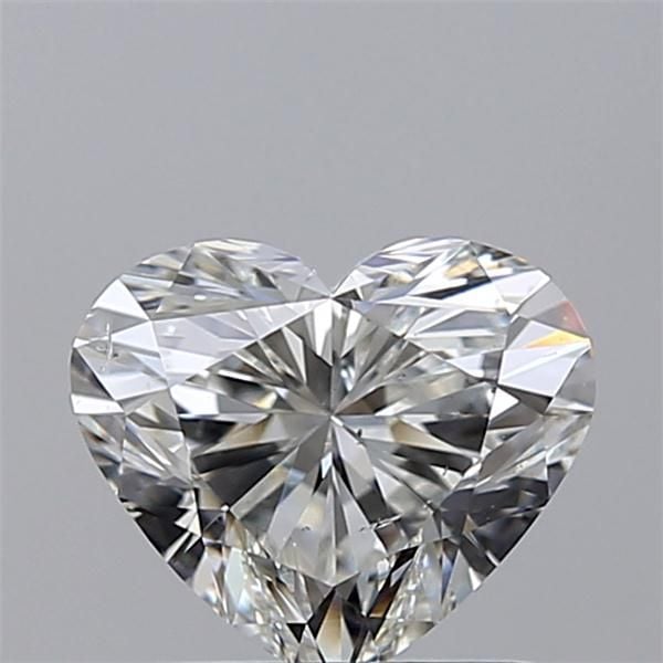 1.00 Carat Heart Loose Diamond, I, SI2, Super Ideal, GIA Certified | Thumbnail