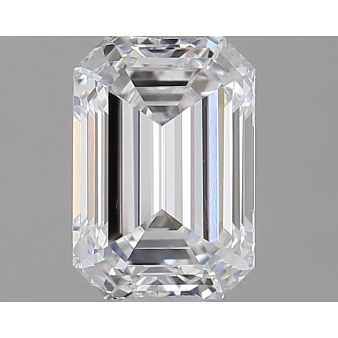 0.90 Carat Emerald Loose Diamond, E, VVS2, Super Ideal, GIA Certified | Thumbnail
