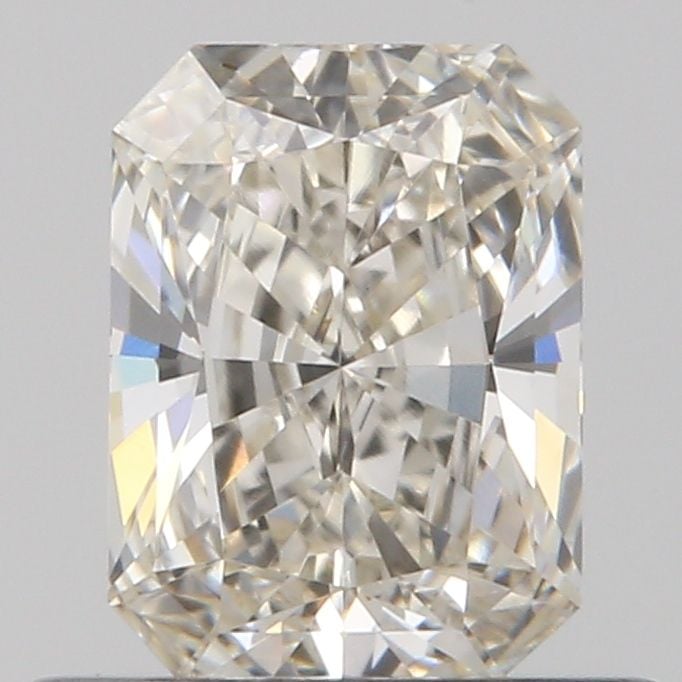 0.53 Carat Radiant Loose Diamond, J, VVS1, Excellent, GIA Certified