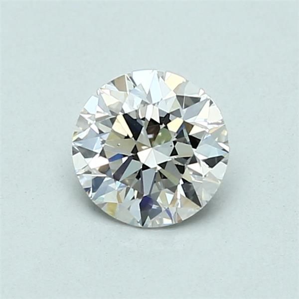 0.65 Carat Round Loose Diamond, H, VS2, Super Ideal, GIA Certified