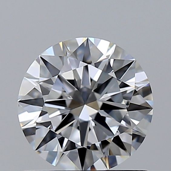 0.70 Carat Round Loose Diamond, F, VVS2, Ideal, GIA Certified