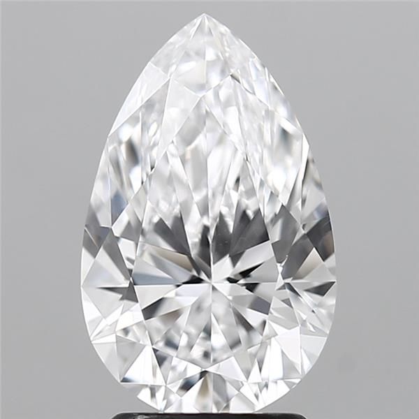2.50 Carat Pear Loose Diamond, D, VVS1, Super Ideal, GIA Certified