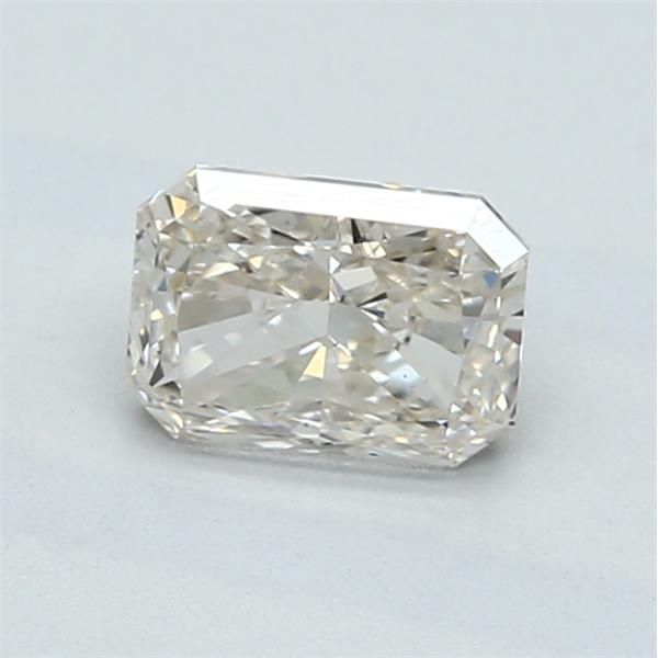 1.02 Carat Radiant Loose Diamond, L Faint Brown, SI2, Ideal, GIA Certified