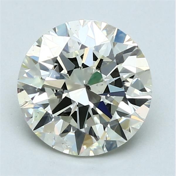 2.02 Carat Round Loose Diamond, L, SI1, Ideal, GIA Certified