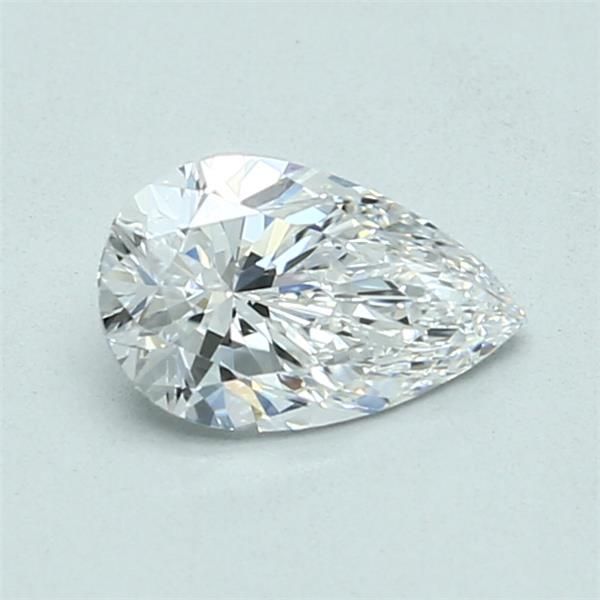 0.71 Carat Pear Loose Diamond, D, VVS1, Ideal, GIA Certified