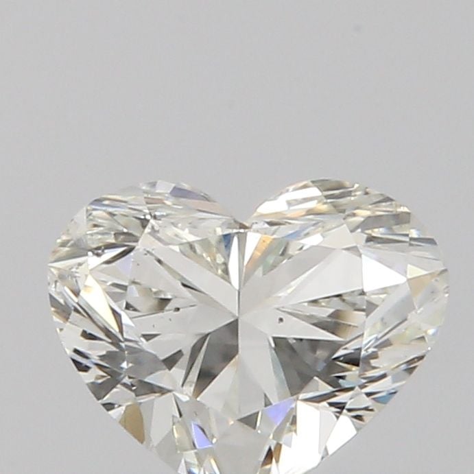 0.51 Carat Heart Loose Diamond, J, SI1, Excellent, GIA Certified | Thumbnail